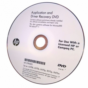 HP 6470b-6570b recovery 2 DVD win 7 sp1 pro x64 (rus), drivers and applications