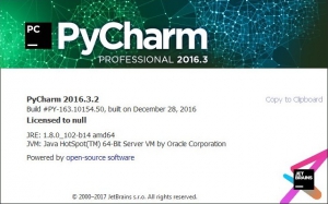 JetBrains PyCharm Professional 2016.3.2 Build #PY-163.10154.50 [En]