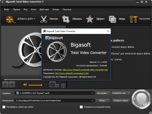 Bigasoft Total Video Converter 6.6.0.8858 RePack (& Portable) by TryRooM [Multi/Ru]