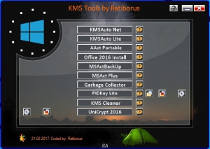 KMS Tools Portable 21.02.2017 by Ratiborus [Multi/Ru]