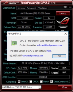 GPU-Z + ASUS_ROG v 2.20.0 [En]