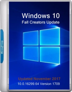 Microsoft Windows 10 10.0.16299.64 Version 1709 (Updated Nov. 2017) -    Microsoft [VLSC/MSDN] [Ru]