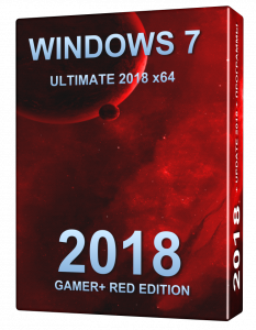 Windows 7 Ultimate 2018 RED GAME Editoin x64