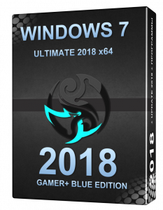 Windows 7 ultimate BLUE FX GAMERS EDITION 2018 x64
