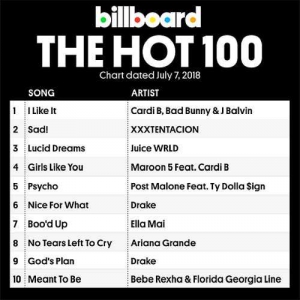 VA - Billboard Hot 100 Singles Chart 07.07.2018 