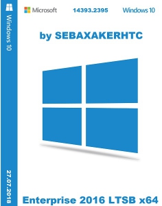 Windows 10 Enterprise 1607 LTSB Build 14393.2395 (x64) Sebaxakerhtc Edition [Multi/Ru]