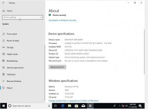Microsoft Windows 10.0.17763.107 Version 1809 (October 2018 Updated) -    Microsoft [En]