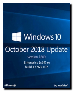 Windows 10 Enterprise v1809.107 x64 by molchel [Ru]