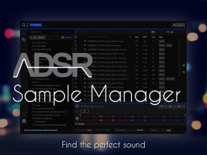 ADSR Sample Manager 1.7.4 STANDALONE, VSTi, VSTi3, AAX [En]