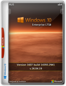 Windows 10 Enterprise LTSB 2016 14393.3300 x64 Rus by OneSmiLe (09.11.2019)