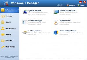 Windows 7 Manager 5.2.0 DC 05.07.2019 RePack (& portable) by elchupacabra [En]