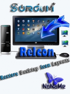 Restore Desktop Icon Layouts 1.9 Portable [Multi/Ru]