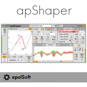 ApulSoft - apShaper v1.0.0 VST, VST3, AAX (x86/x64) [En]
