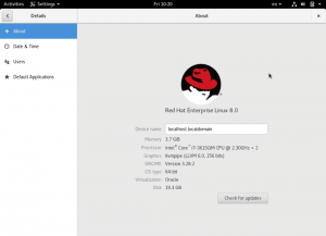 Red Hat Enterprise Linux 8.2