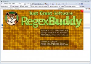 JGSoft RegexBuddy 4.10 [En]