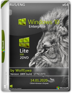 Windows 10 Enterprise 1809 Lite build 17763.973 x64 by WolfEywa (01.2020) [Ru/En]