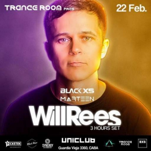 Will Rees - Live @ Trance Room, Uniclub Buenos Aires, Argentina 2020-02-22