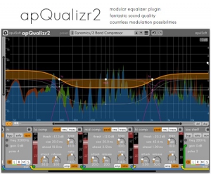 apulSoft - apQualizr2 2.2.4 VST, VST3, AAX (x86/x64) [En]
