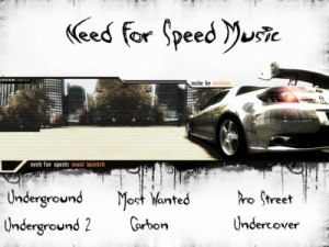 Need For Speed - Underground, Underground 2, Most Wanted, Carbon, Pro Street, Undercover, Shift