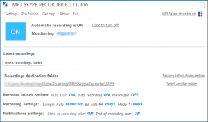 MP3 Skype Recorder 6.0.11 PRO repack by basrach [En]