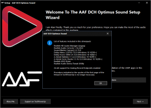 AAF DCH Optimus Sound 6.2329.9403 Realtek Mod by AlanFinotty [En]