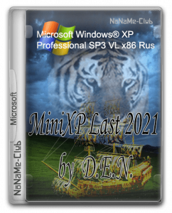 Windows® XP Professional SP3 VL x86 by D.E.N. (MiniXP 2021) [Ru]
