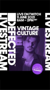 Vintage Culture - Live @ Defected Livestream, Brazil (2021-06-11)
