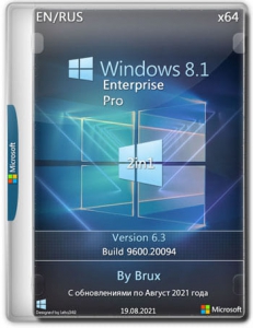 Windows 8.1 6.3 (9600.20094) Enterprise + Pro (2in1) x64 by Brux [Ru/En]