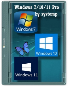 Windows 7/10/11 Pro 86-x64 by systemp 22.02.10 [Ru]