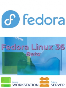 Fedora 36 Workstation Server Beta [x86_64] 2xDVD