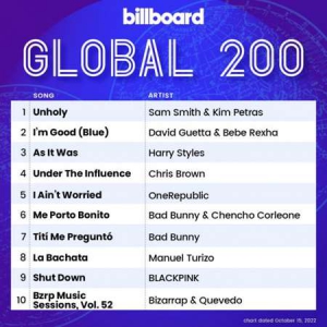 VA - Billboard Global 200 Singles Chart [15.10]