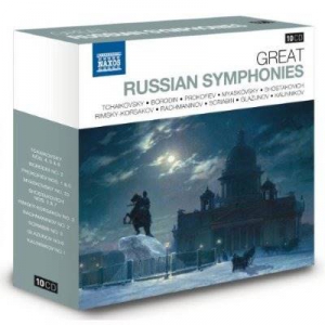 Great Russian Symphonies - Tchaikovsky, Borodin, Prokofiev - Naxos - Pt 1 - 5 CDs of 10