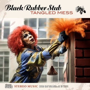 Black Rubber Stub - Tangled Mess