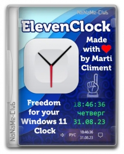 ElevenClock 4.3.3 [Multi/Ru]