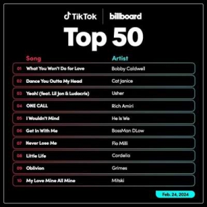  VA - TikTok Billboard Top 50 Singles Chart [24.02]