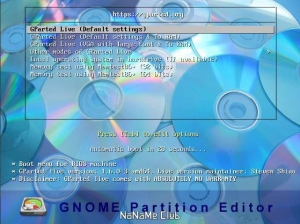 GParted LiveCD 1.6.0-3 [i686, i686-pae, amd64] 3xCD