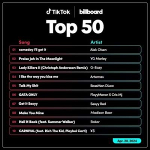  VA - TikTok Billboard Top 50 Singles Chart [20.04]