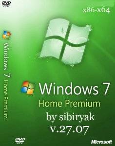 Windows 7 Home Premium v.27.07 by sibiryak (x86-x64) (2014)[RUS]