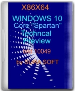 Windows 10 Core Technical Preview 10.0.10049 by sura soft v.5.21 (x86-x64) (2015) [Rus]
