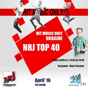  - Radio NRJ Ukraine Top-40 April - 1st week