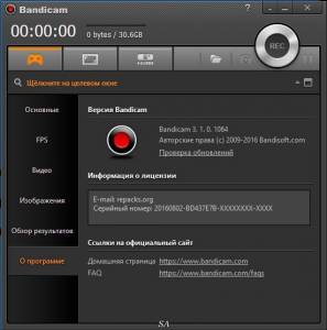 Bandicam 3.1.0.1064 RePack (& Portable) by KpoJIuK [Multi/Ru]