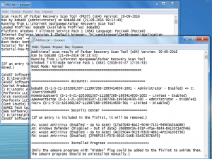 Farbar Recovery Scan Tool 20.09.2016 Portable [En]