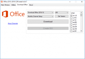 Office 2013-2019 C2R Install + Lite 7.07 b12 Portable by Ratiborus [Ru/En]