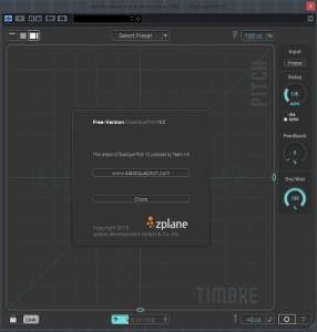 Zplane - Elastique Pitch 2.0.3 CE RTAS, VST x86 x64 RePack by Team V.R. [En]