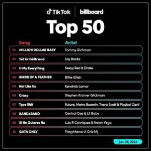  VA - TikTok Billboard Top 50 Singles Chart [08.06]