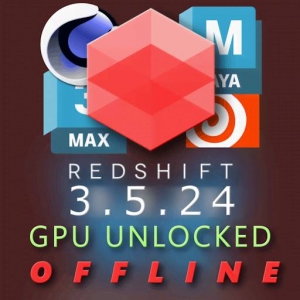 Redshift 3.5.24 [Unlocked GPU, Offline] for Cinema 4D, Maya, Houdini, 3DS Max [En]