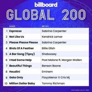  VA - Billboard Global 200 Singles Chart [27.07]