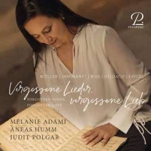  Melanie Adami - Forgotten Songs, Forgotten Love. Vocal Works By Willy Heinz Muller, Etc.