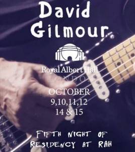  David Gilmour - Fifth Night Of Residency