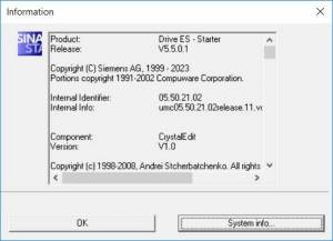 Siemens Sinamics STARTER v5.5 HF1 x64